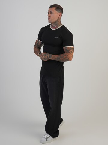 SikSilk T-Shirt in Schwarz