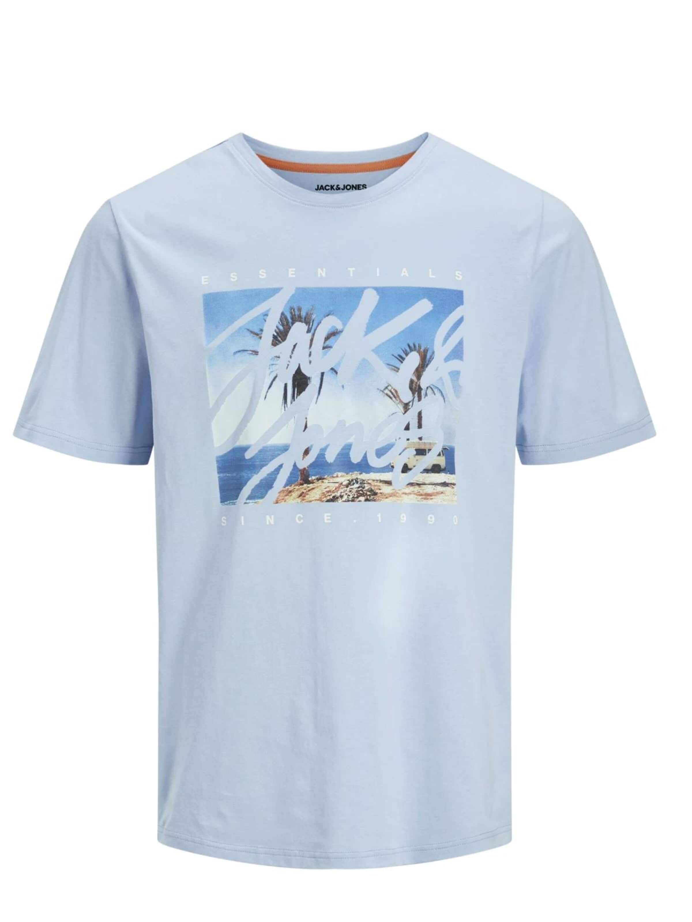 JACK & JONES Shirt in Blauw: voorkant