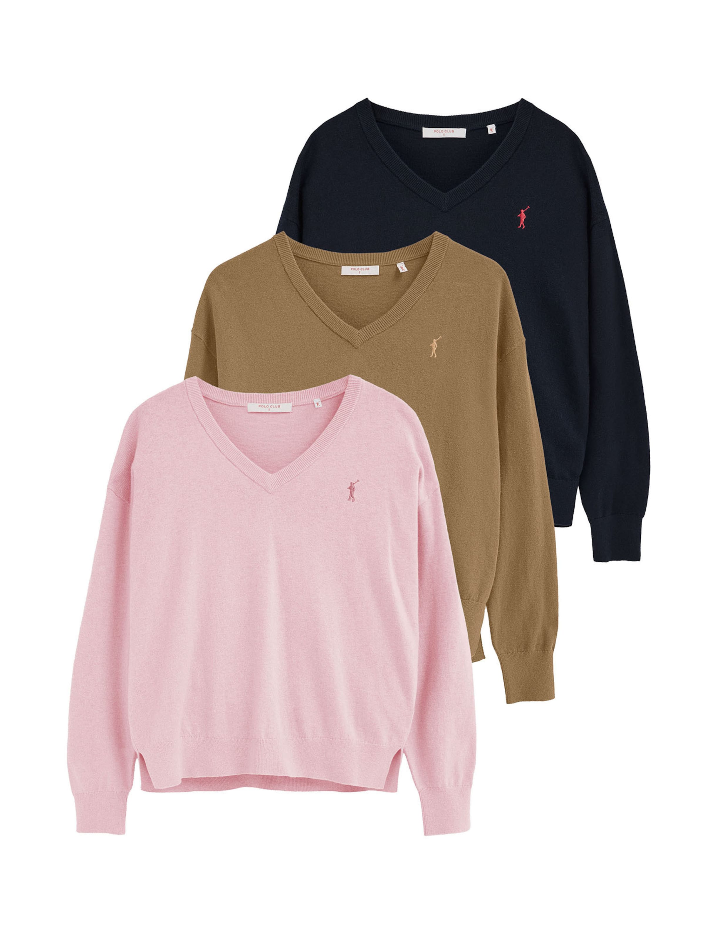 Polo Club Pullover in Mischfarben: Vorderseite