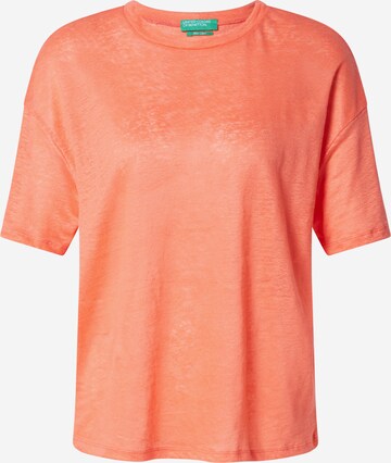 UNITED COLORS OF BENETTON - Camiseta en naranja: frente