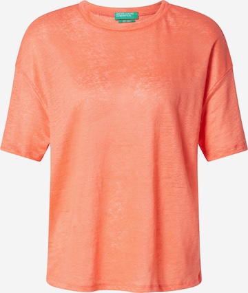 UNITED COLORS OF BENETTON Shirt in Orange: front