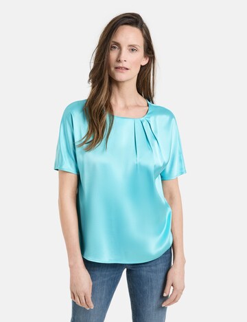 GERRY WEBER Blouse in Blauw: voorkant