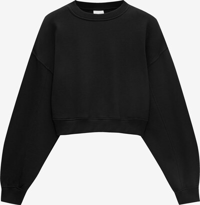 Pull&Bear Sweat-shirt en noir, Vue avec produit