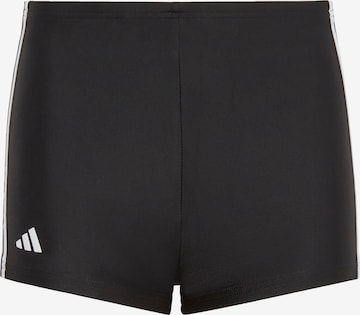 ADIDAS PERFORMANCE Athletic Swimwear 'Classic 3-Stripes' in Black: front