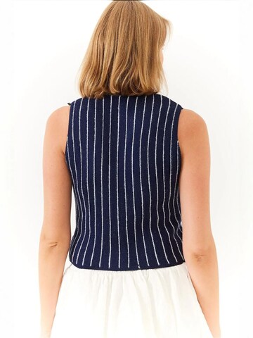 Bianco Lucci Vest in Blue