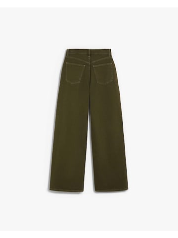 Wide leg Jeans di Scalpers in verde: dietro