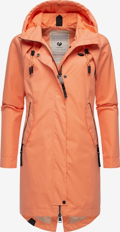 Ragwear Toiminnallinen pitkä takki 'Rejany' värissä oranssi