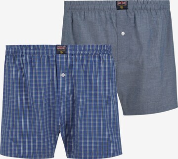 Charles Colby 2er Pack Boxershorts ' Lord Manus ' in Blau: predná strana