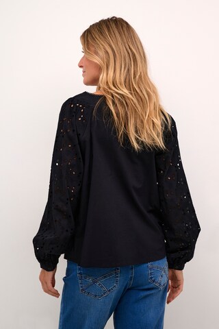 Cream Blouse 'Vera' in Black