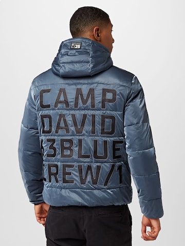 CAMP DAVID Zimní bunda – modrá