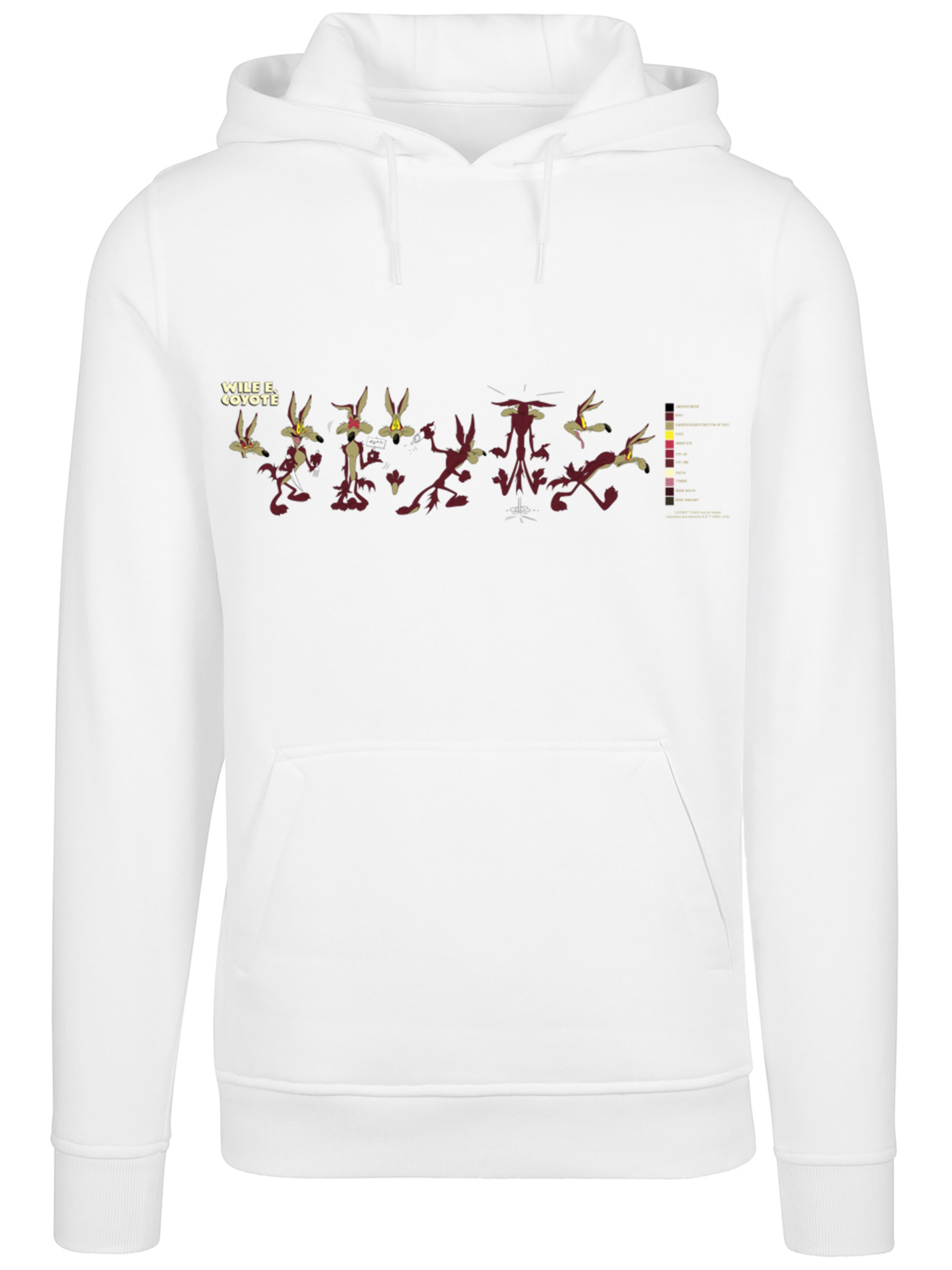 F4NT4STIC Sweatshirt in Weiß: Vorderseite