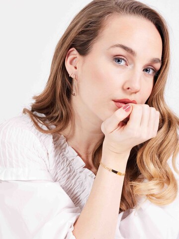 Lucardi Armband 'Basic' in Gold: Vorderseite