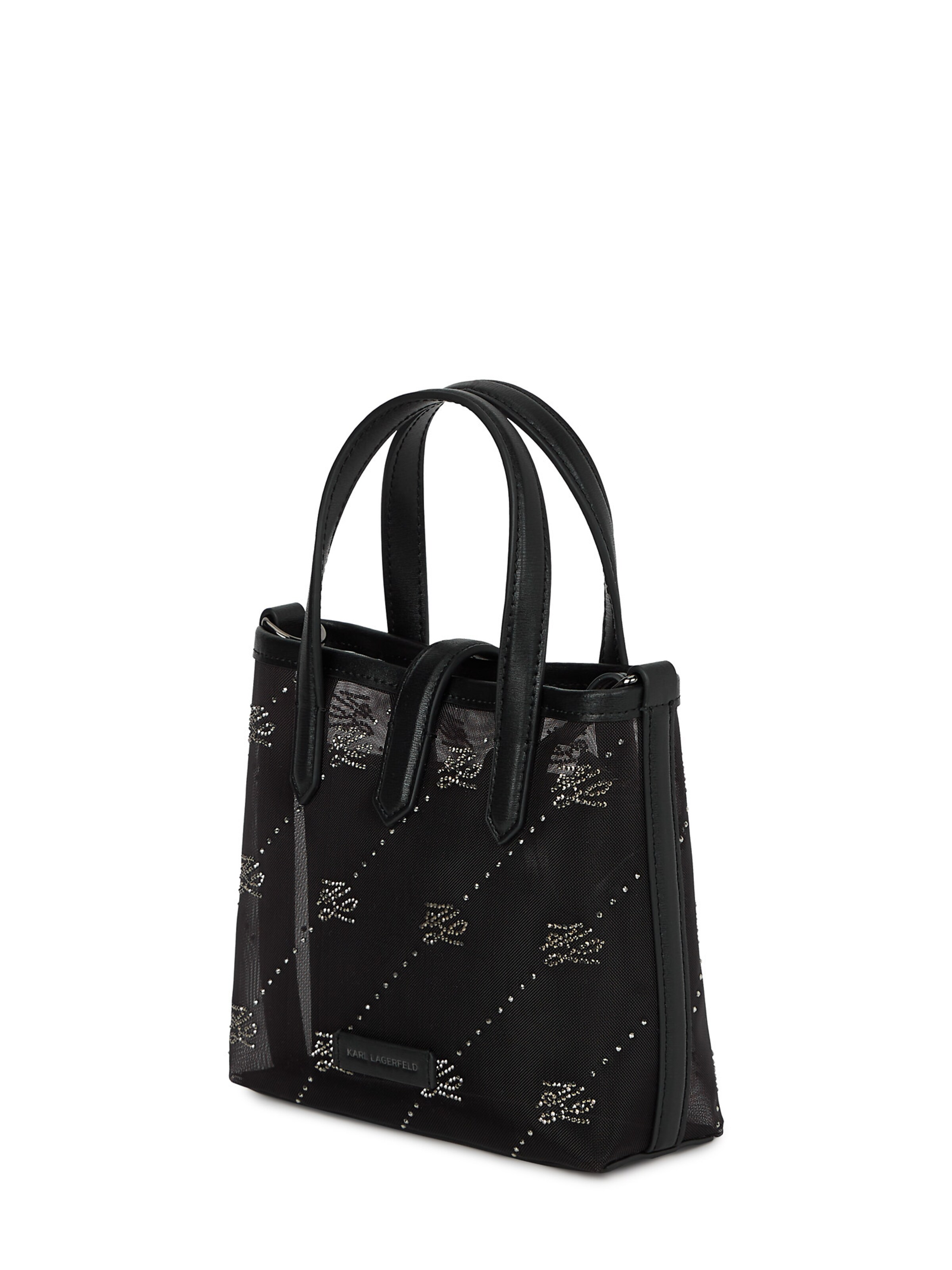 Borsa a mano 'Autograph' di Karl Lagerfeld in nero