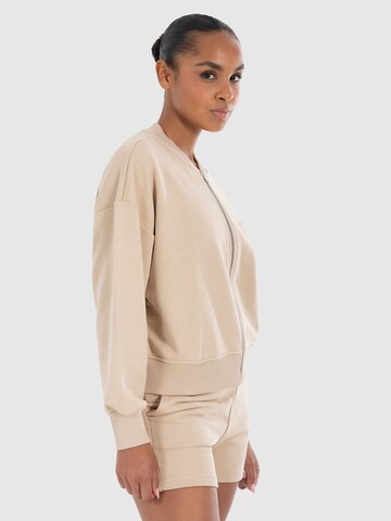 Smilodox Sweat jacket ' Fayne ' in Beige