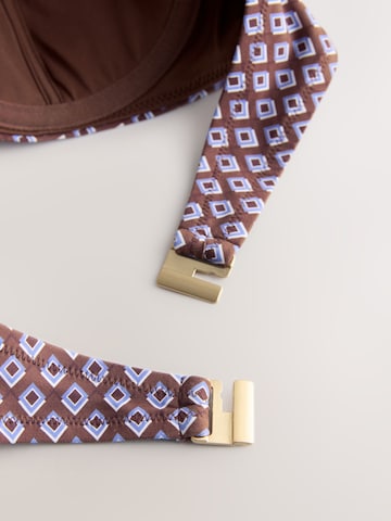 Next Bandeau Bikinioverdel i brun