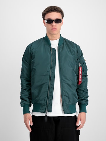 ALPHA INDUSTRIES Φθινοπωρινό και ανοιξιάτικο μπουφάν 'MA-1 VF 59' σε πράσινο: μπροστά