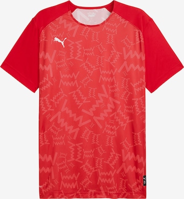 Tricou funcțional 'Teamjaws' de la PUMA pe roșu: față