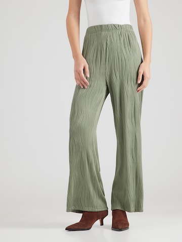 Hailys Laiad sääred Püksid 'Ki44ma', värv roheline: eest vaates