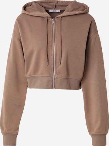 Giacca di felpa 'Jolin' di ABOUT YOU in beige: frontale