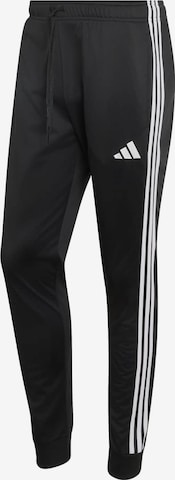 juoda ADIDAS SPORTSWEAR Siaurėjantis Sportinės kelnės 'DAYRDY': priekis