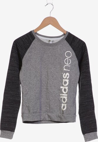 ADIDAS NEO Sweatshirt & Zip-Up Hoodie in XS in Grey: front