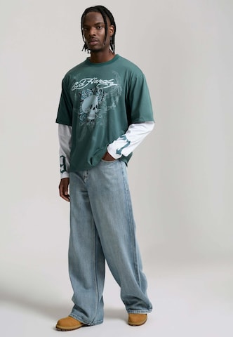 Ed Hardy Loose fit Jeans in Blue