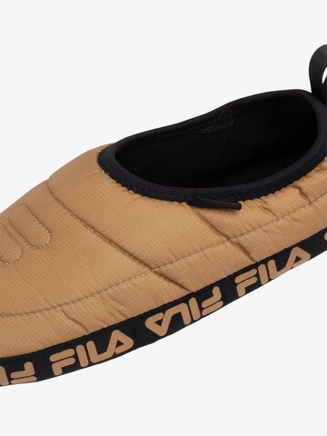 FILA - Pantufa 'COMFIDER' em castanho