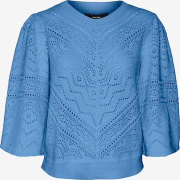 VERO MODA Sweater 'BERNADETTE' in Blue: front