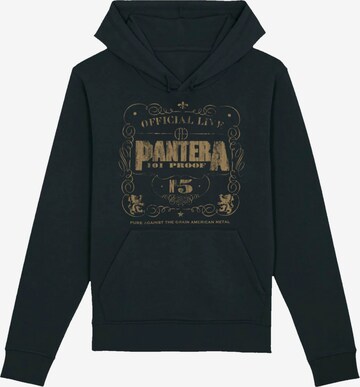 F4NT4STIC Sweatshirt 'Pantera music band' in Zwart: voorkant