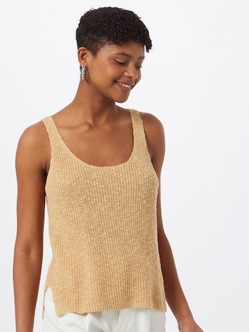 Tops en tricot GAP en beige : devant