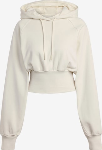 ADIDAS BY STELLA MCCARTNEYSportska sweater majica 'Cropped' - bež boja: prednji dio