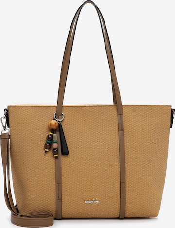 Emily & Noah Shopper 'Johanna' in Braun: Vorderseite