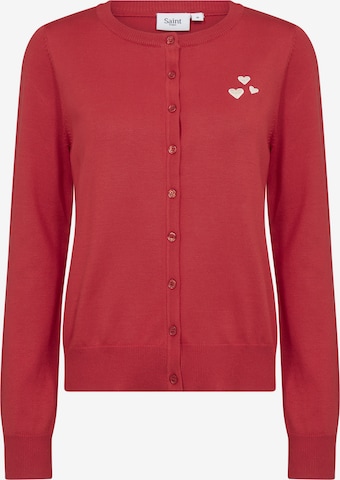 Cardigan 'Valentina' SAINT TROPEZ en rouge : devant
