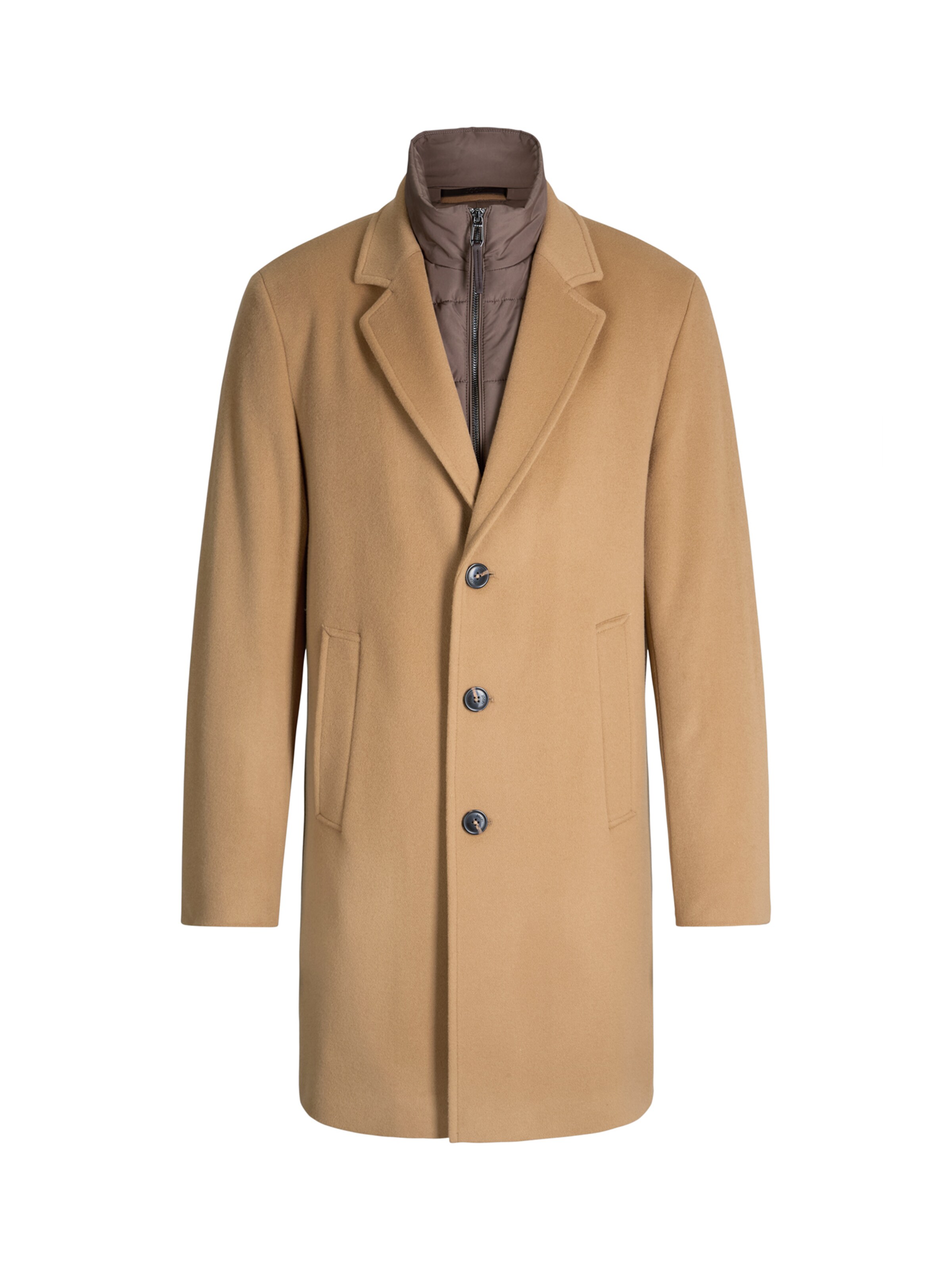 JOOP! Between-seasons coat 'Morris' in Brown: front