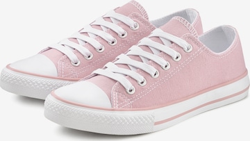 Baskets basses LASCANA en rose