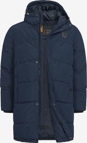 INDICODE JEANS Winterjas 'INPazze' in Blauw: voorkant