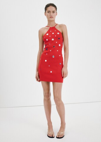 MANGO Strickkleid 'Espeji' in Rot
