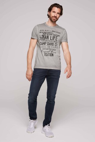 CAMP DAVID Shirt in Grau