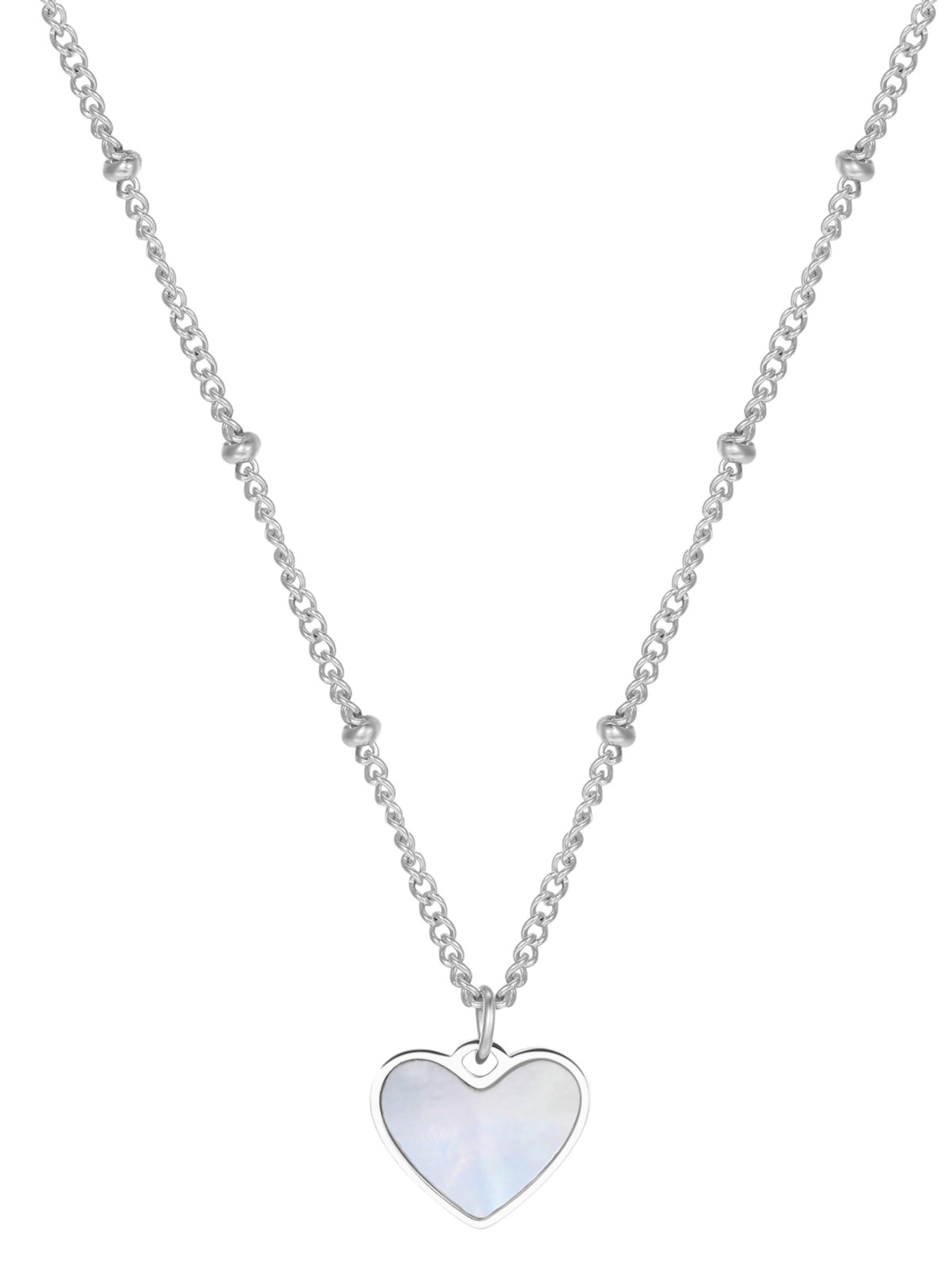 Hey Happiness Kette 'Shell Heart' (Silber) von About You – 35,90€