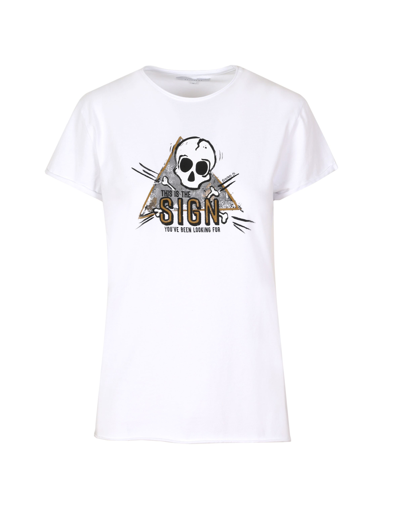PROMO Maglie e top Scalpers T-Shirt Sign in Bianco 