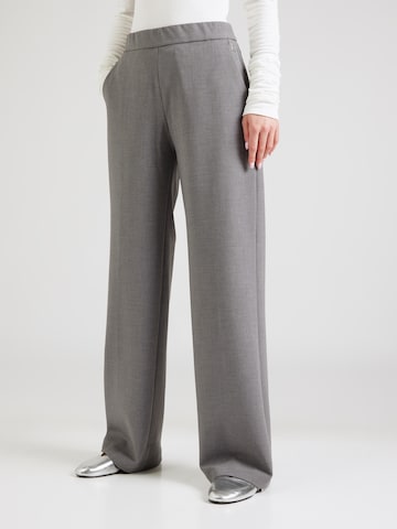 MAC Wide leg Trousers 'CHIARA' in Grey: front