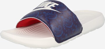 Mule 'VICTORI ONE SLIDE PRINT' Nike Sportswear en bleu : devant