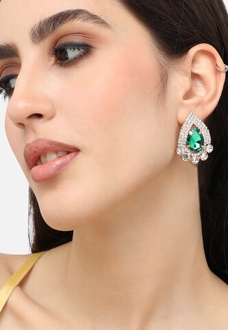 SOHI Earrings 'Janine' in Gold: front