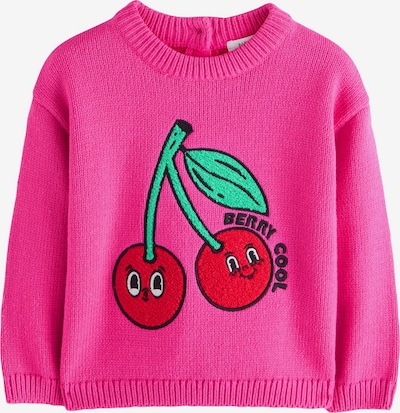 Megztinis iš Next, spalva – šviesiai žalia / rožinė / raudona, Prekių apžvalga