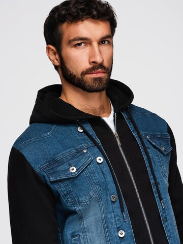 Ombre Tussenjas in Blauw