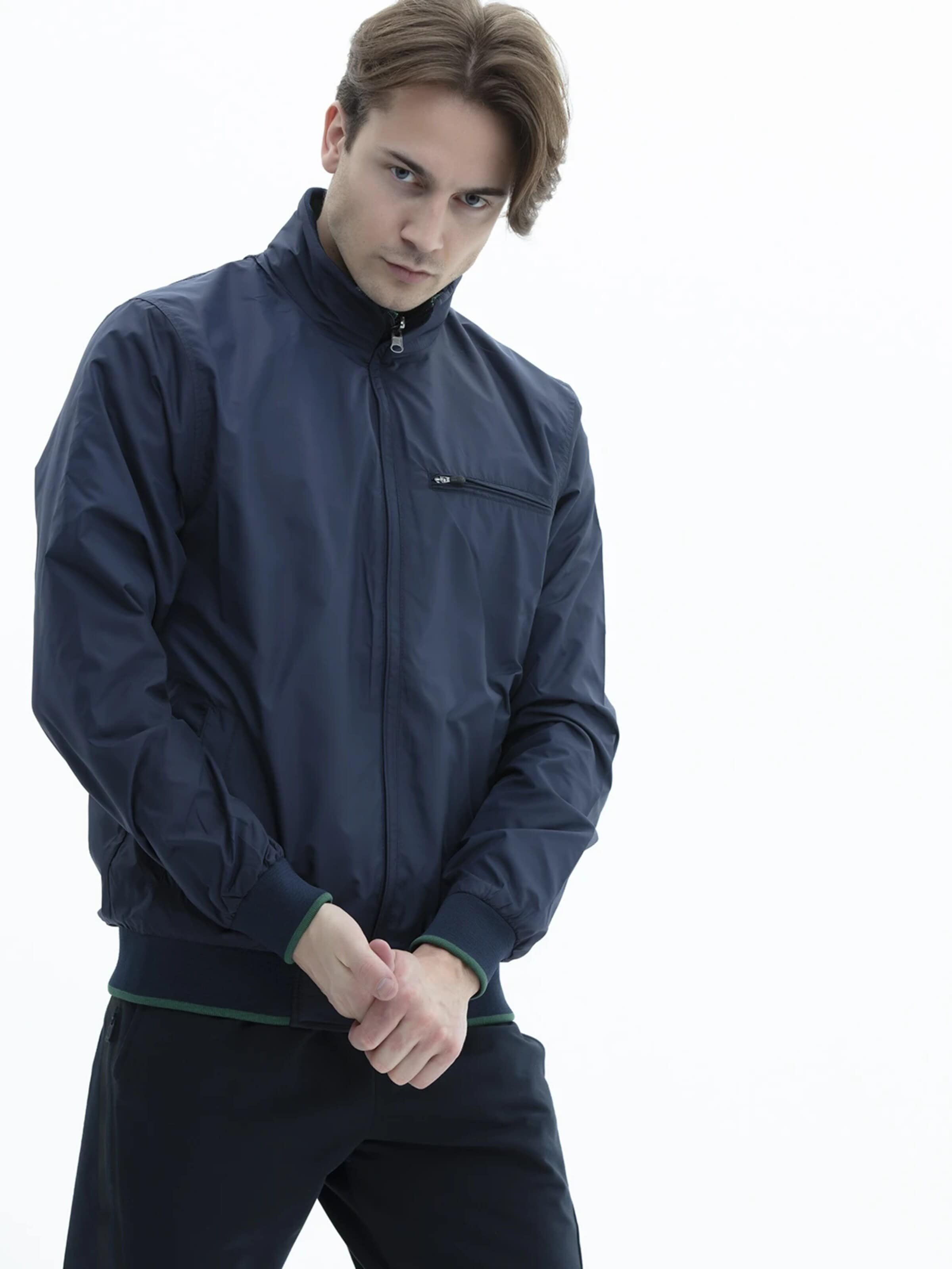 Veste mi-saison 'HEDRO' SCR. en vert
