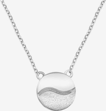 Sofia Milani Necklace 'Ying Yang Circle' in Silver: front