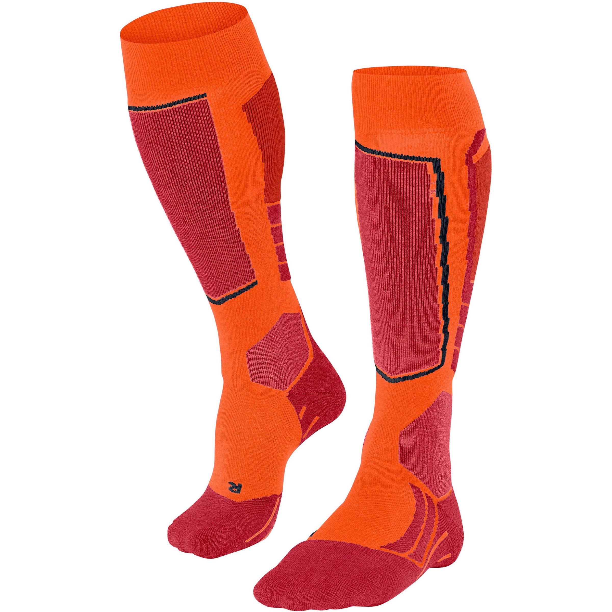 FALKE Athletic Socks 'SK 2' in Orange: front