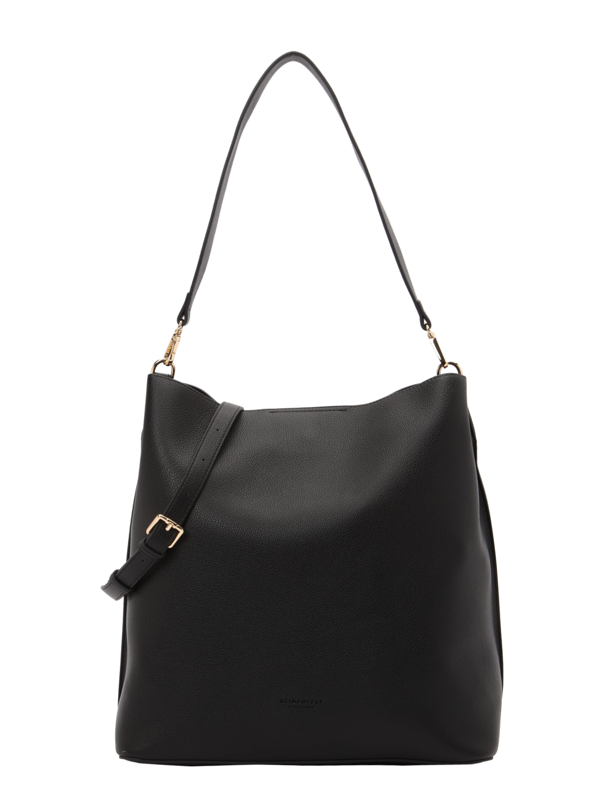 Seidenfelt - Mala de ombro 'Meloy' em preto: frente