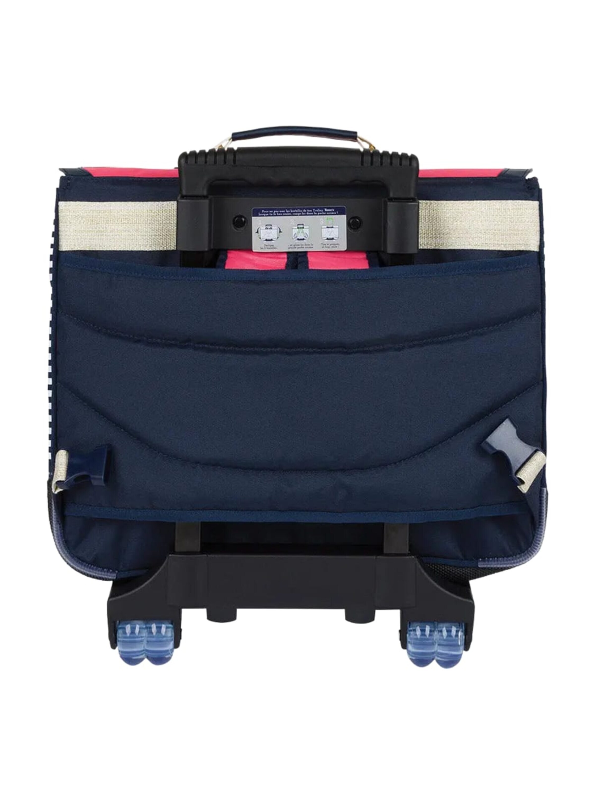 Tann's - Carrito 'TANN'S Trolley 41 Cm Les Fantaisies Enora Rose/Bleu Marine' en rosa